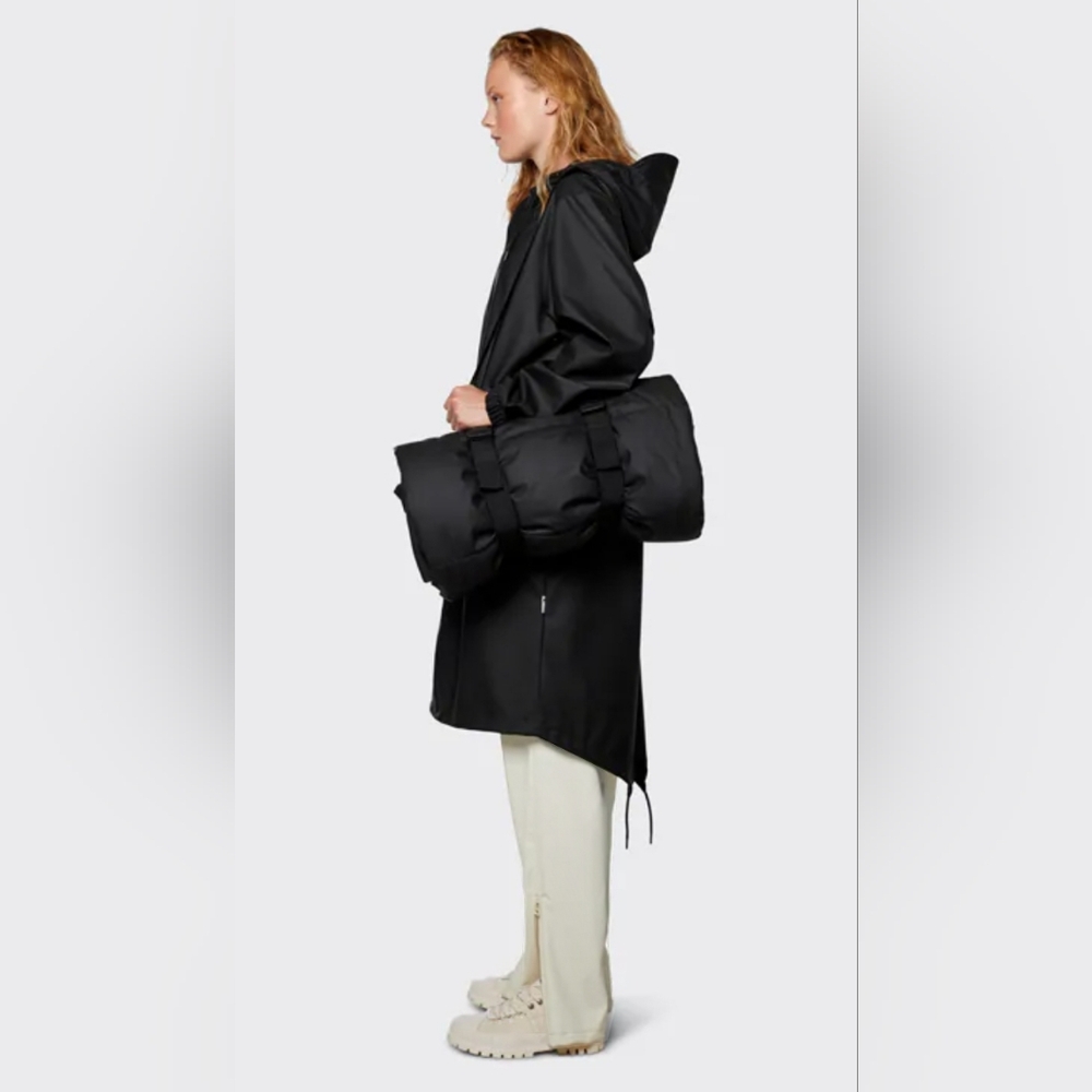 NWT Rains Blanket Waterproof Black Monogram -Rare